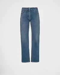 Organic denim five-pocket jeans