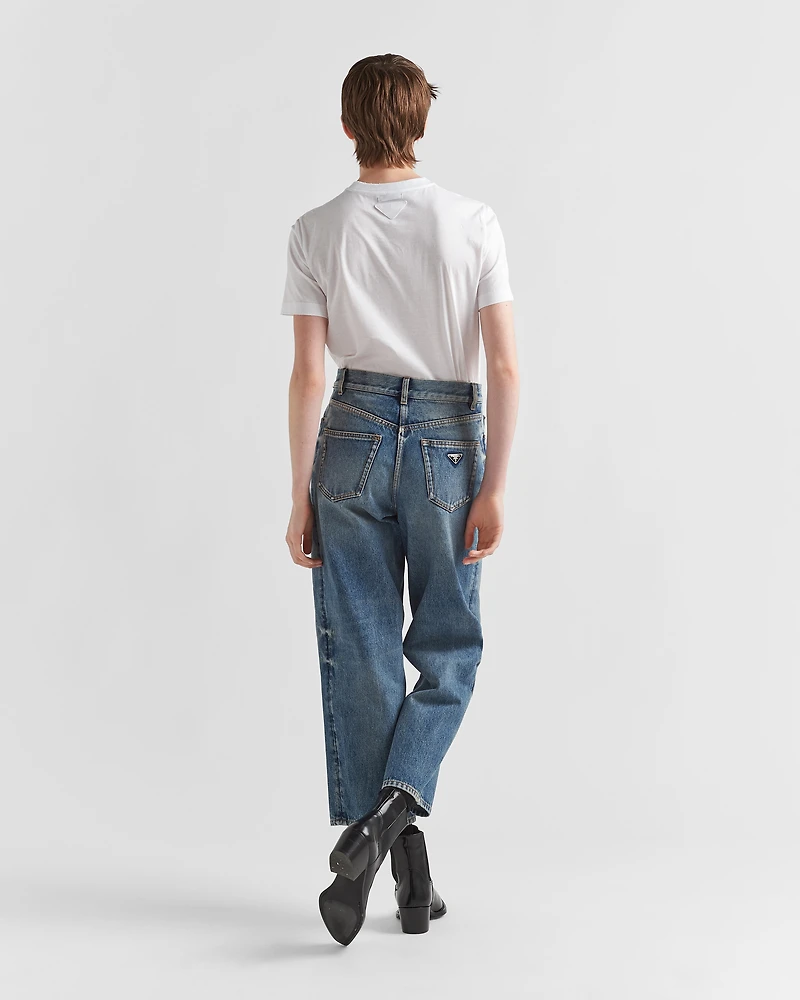 Five-pocket denim jeans