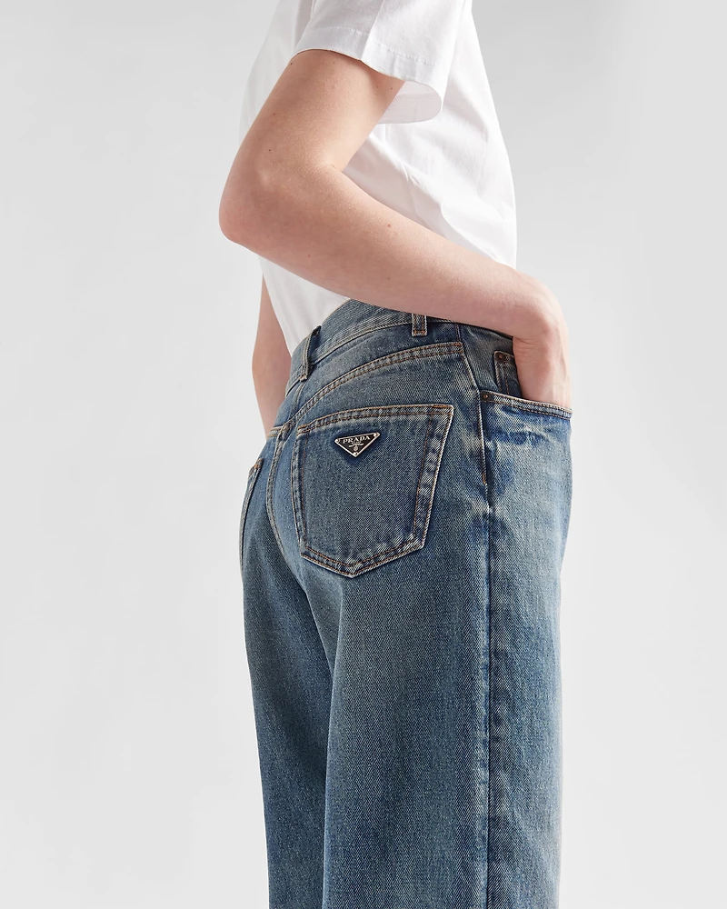 Five-pocket denim jeans