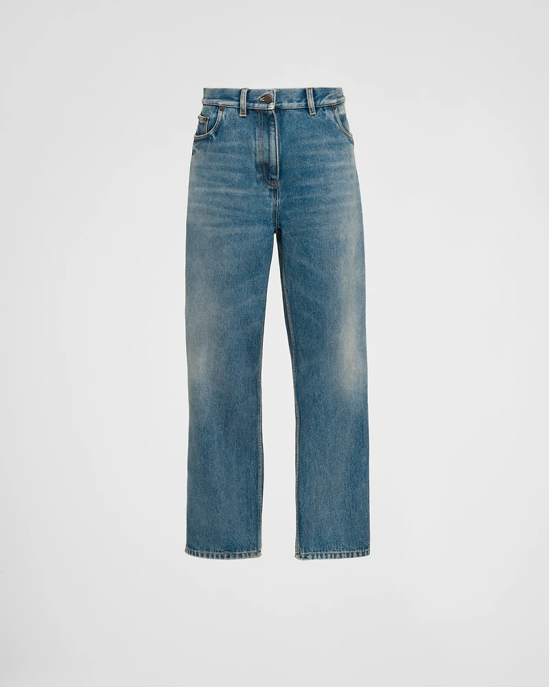 Five-pocket denim jeans