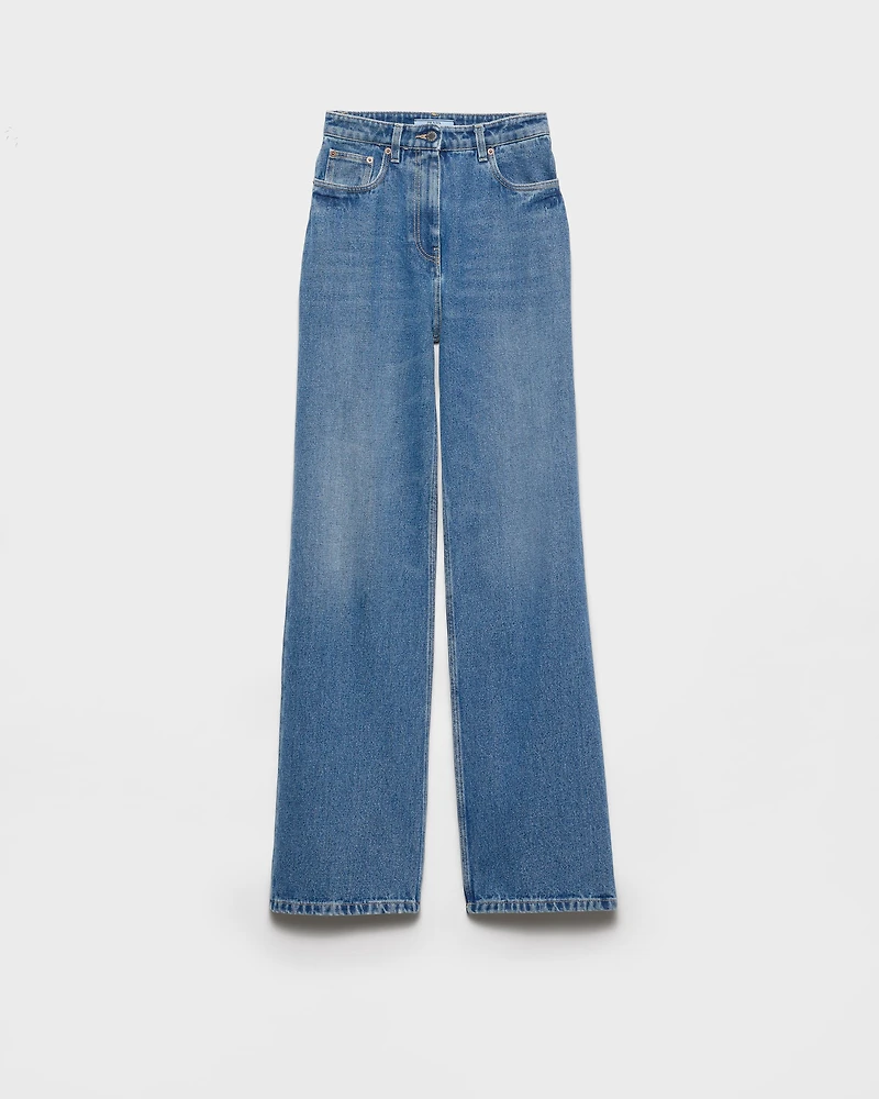 Five-pocket denim jeans