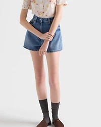 Denim shorts