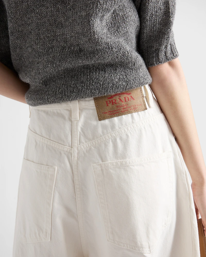 Palazzo denim jeans