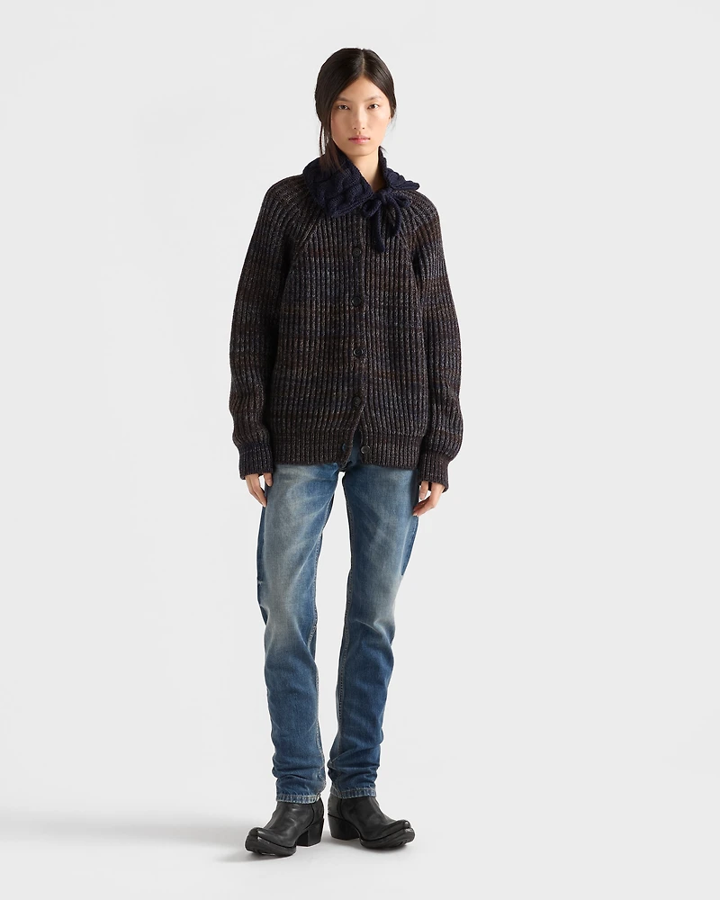 Tapered selvedge denim jeans