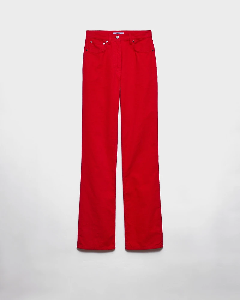 Five-pocket corduroy pants