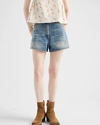 Denim shorts