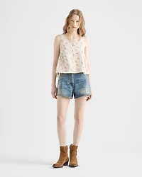 Denim shorts