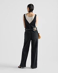 Denim overalls