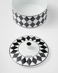 Porcelain box - Checkerboard