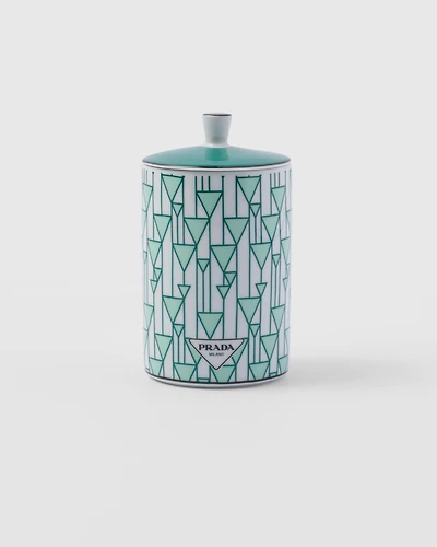 Porcelain scented candle - Vienna Green