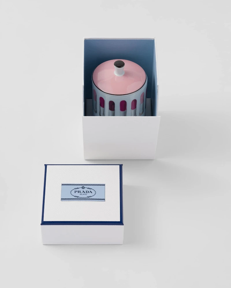 Porcelain scented candle - Lipstick Style