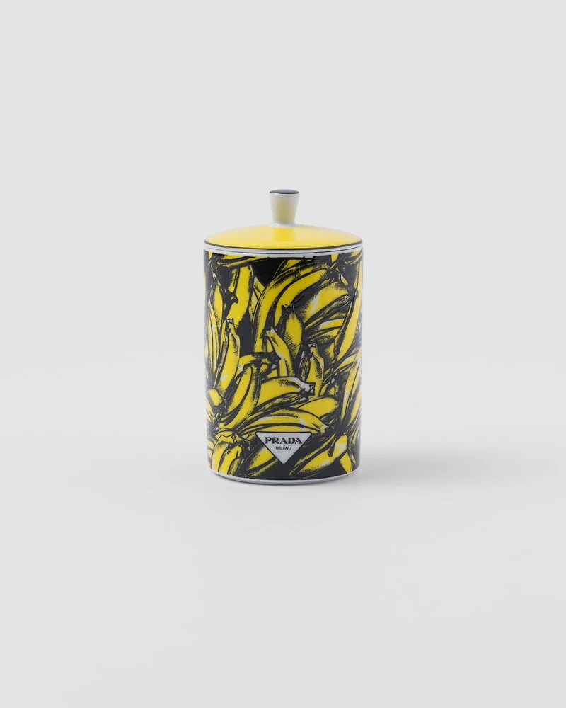 Porcelain scented candle - Banana