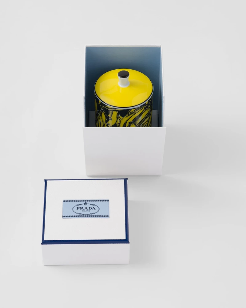 Porcelain scented candle - Banana