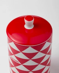 Porcelain scented candle - Checkerboard