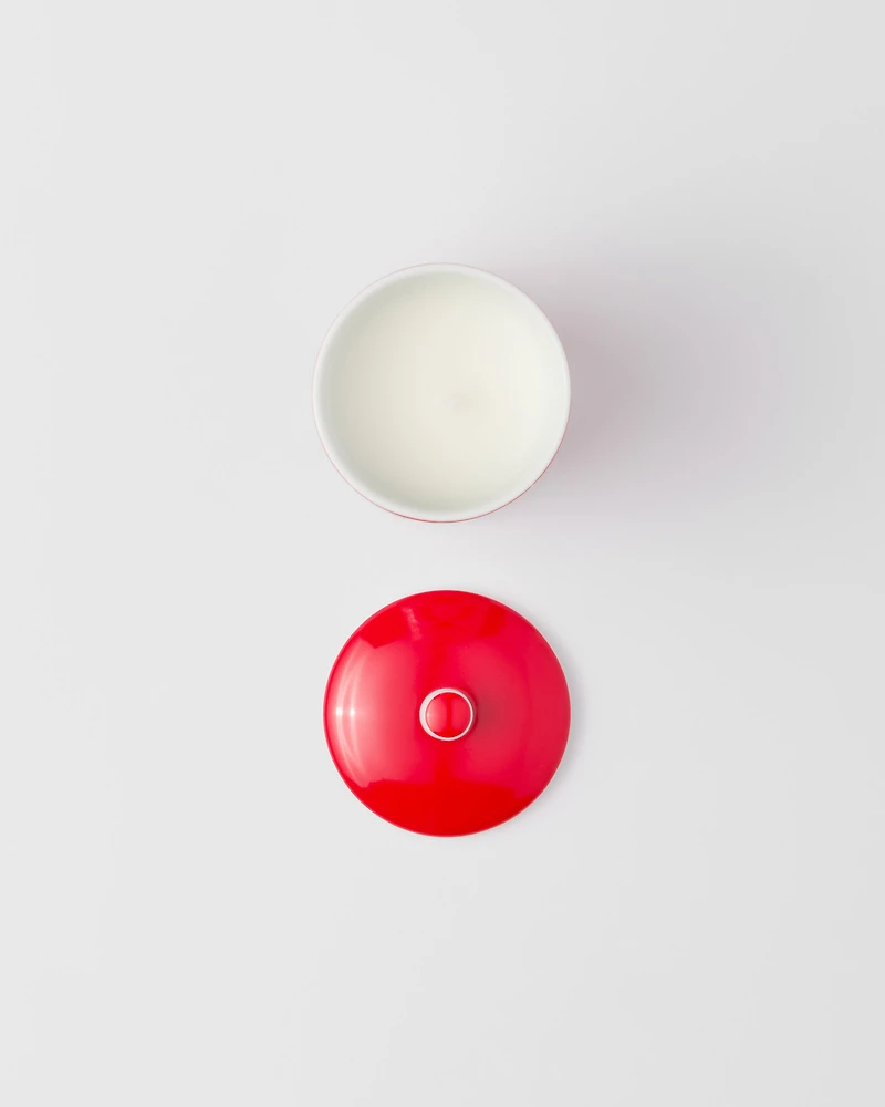 Porcelain scented candle - Checkerboard