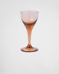 Set of two crystal liqueur glasses