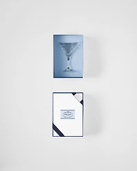 Crystal martini glass - Triangles