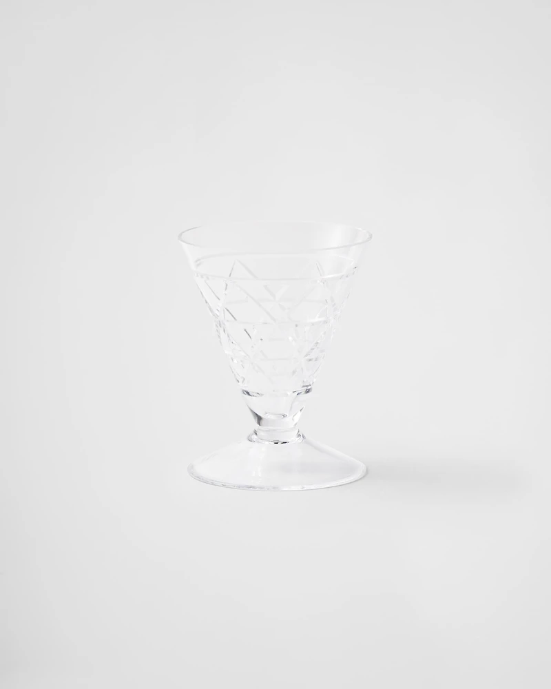 Crystal goblet - Triangles