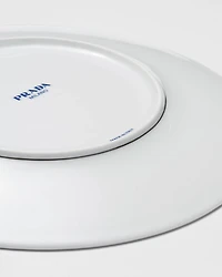 Porcelain charger plate - Checkerboard