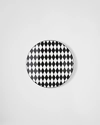 Porcelain charger plate - Checkerboard