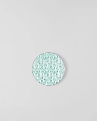 Set of two porcelain dessert plates - Vienna Green