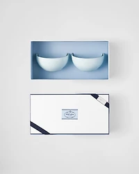 Set of two porcelain bowls