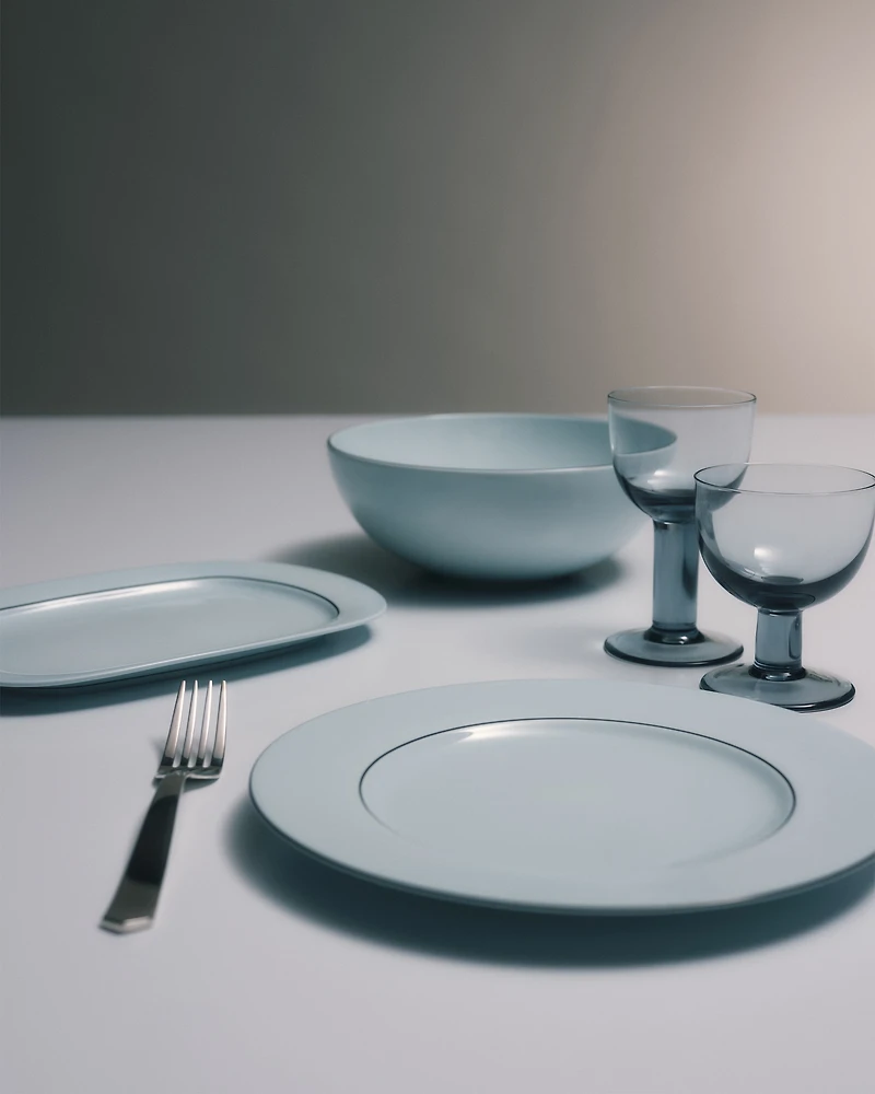 Porcelain salad bowl - Celadon