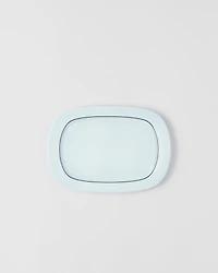 Rectangular porcelain tray