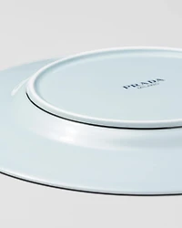Set of two porcelain dinner plates - Celadon
