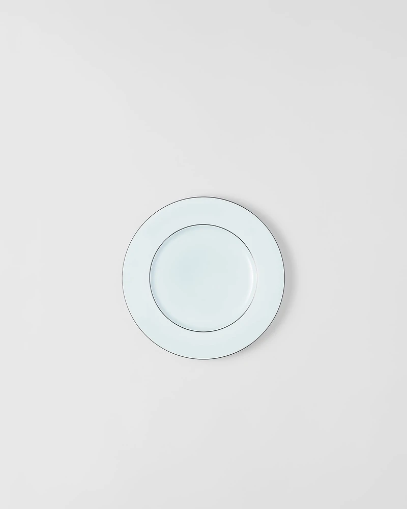 Set of two porcelain dinner plates - Celadon