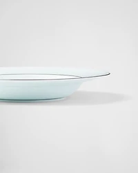 Set of two porcelain soup plates - Celadon