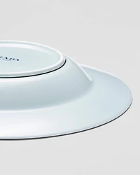 Set of two porcelain soup plates - Celadon