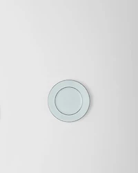 Set of two porcelain bread plates - Celadon