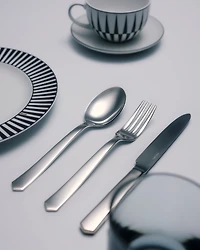 Stainless steel dessert flatware set 
