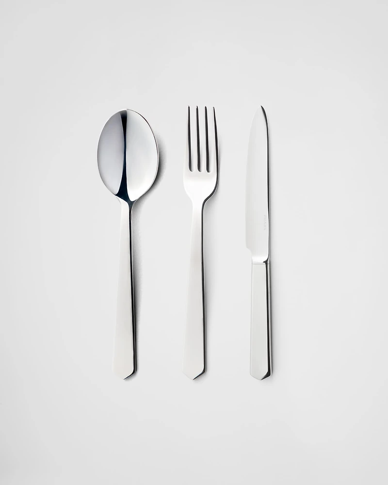 Stainless steel dessert flatware set 