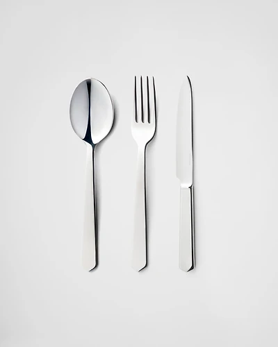 Stainless steel dessert flatware set 