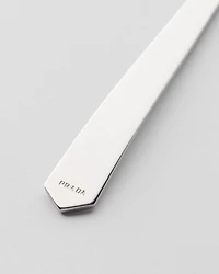 Set of two stainless steel coffee spoons