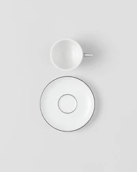 Set of four porcelain espresso cups - Checkerboard