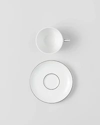Set of two porcelain tea cups - Stripes