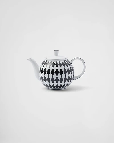 Porcelain teapot - Checkerboard 