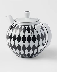 Porcelain teapot - Checkerboard 