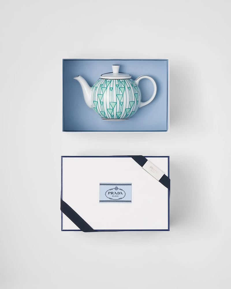 Porcelain teapot - Vienna Green