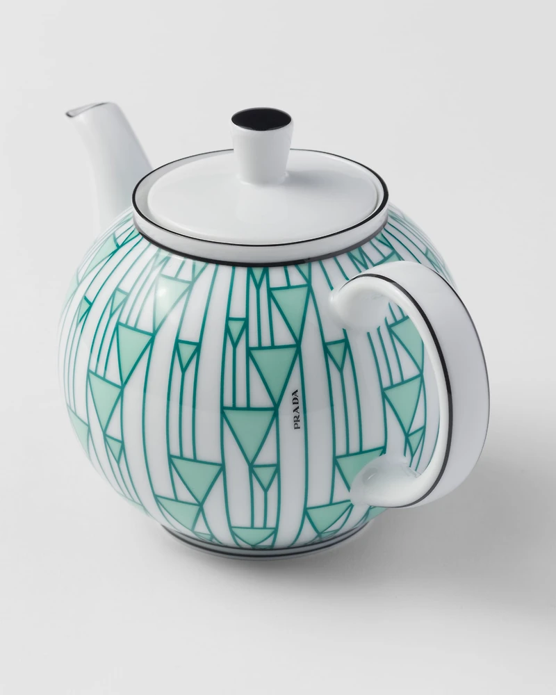 Porcelain teapot - Vienna Green