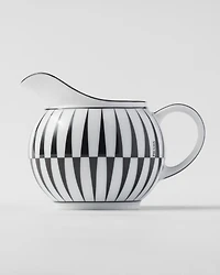 Porcelain milk jug and sugar bowl set - Stripes