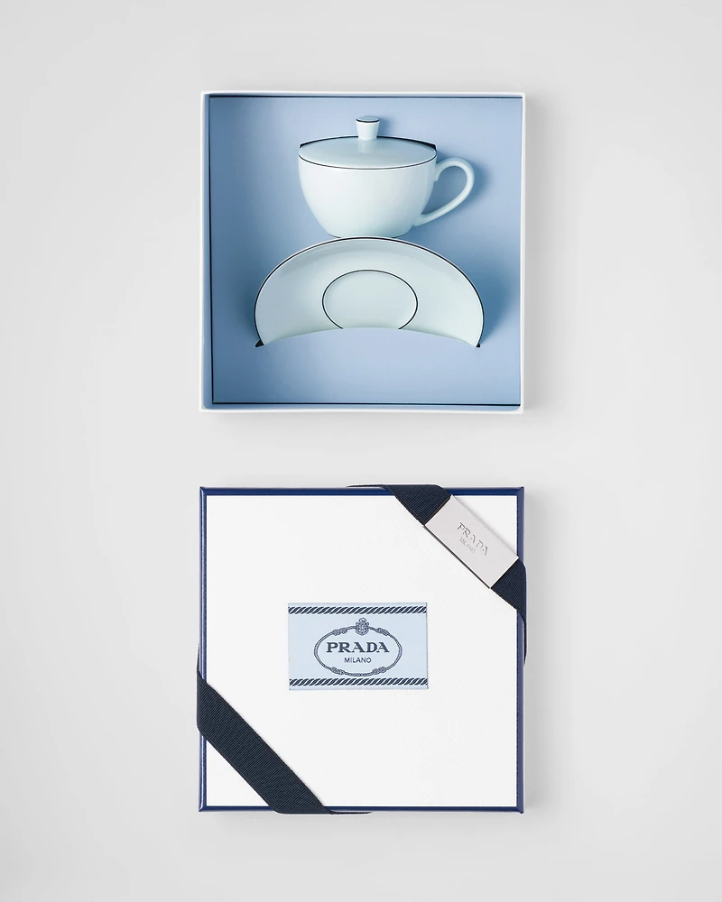 Porcelain cappuccino cup