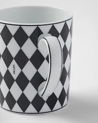 Porcelain mug - Checkerboard 