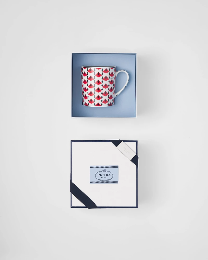 Porcelain mug - Vienna Red