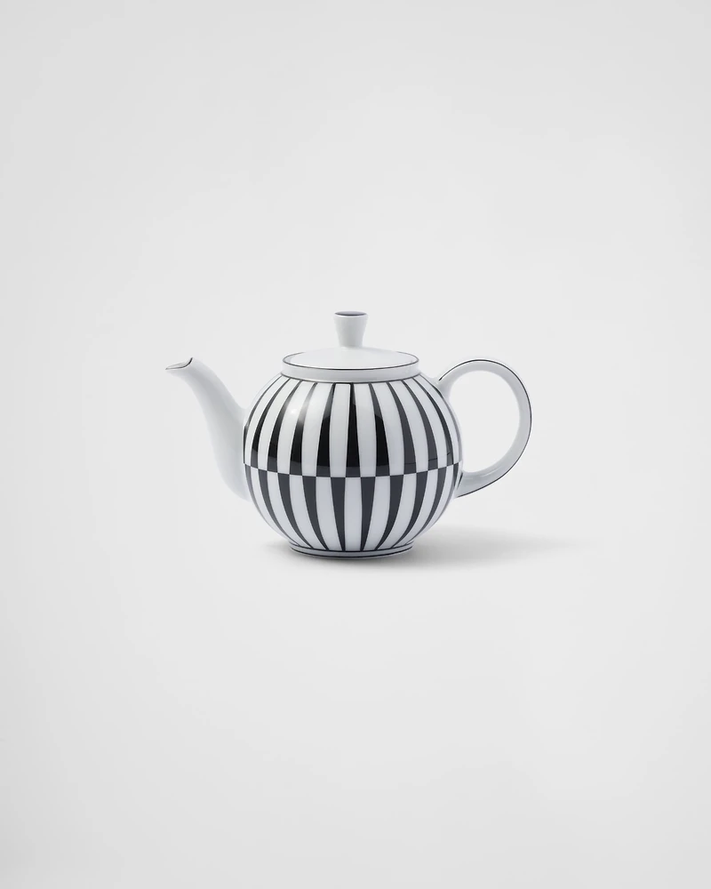 Porcelain teapot - Stripes
