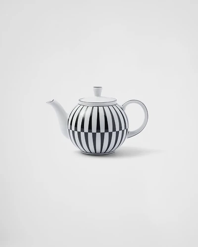 Porcelain teapot - Stripes