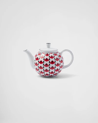 Porcelain teapot - Vienna Red